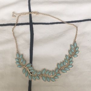 Blue Flower Statement Necklace!!